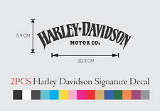 2 PCS Harley Davidson Logo Vinyl Decal Sticker 8 Inch SET picture