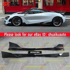Glossy/FRP/Forged/Carbon Fiber Side Skirts Kits Fits McLaren 720S 750S 2017-2026 picture
