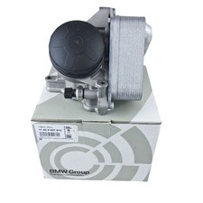 11428637812 Oil Filter Housing with Oil Cooler Fits BMW 328i 528i X1 X3 picture