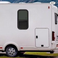 12*24inch RV Window, 2 PCS RV Windows, RV Vertical Slide Window High Privacy picture