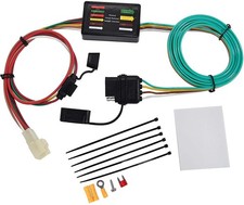 4-Flat Connector Trailer Wiring Harness For Subaru Outback Wagon 2000-2009 55370 picture