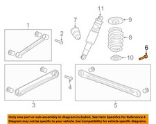 GM OEM 04-20 Avalanche Suspension Components-Lateral Arm Bolt 11518725 picture