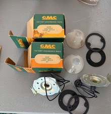 1958 1959 GMC NOS parking light assembly's In their original GMC boxes picture