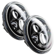 Oracle 7in High Powered LED Headlight Kit  White Halo for 1997-24 Jeep Wrangler picture