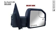 Passenger Right Side Mirror Power Heated with Lamp for 2015 to 2020 Ford F-150 picture