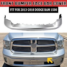 1PCS Bright Silver Front Upper Bumper Face Bar For 2013-2018 RAM 1500 / Classic picture