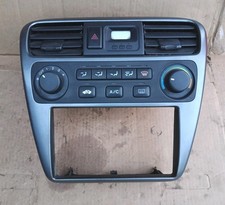 2001-2002 ACCORD EX SILVER Radio Stereo Trim Bezel W/ VENTS CLIMATE CLOCK 01 02 picture