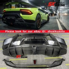 Forged/Carbon Fiber/Half Carbon Rear Bumper Fits Lamborghini Huracan LP580 LP610 picture