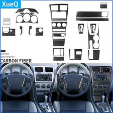 30Pcs Real Carbon Fiber Kits Full Interior Dash Trim For Dodge Avenger 2008-10 picture
