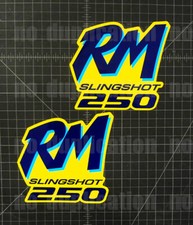 1989 suzuki RM250 RM 250 2pc shroud 89 aufkleber slingshot decal sticker graphic picture