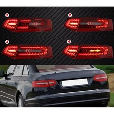 4pcs LH+RH Inner+Outer LED Tail Lights Rear Lamp For Audi A6 C6 Sedan 2009 10 11 picture