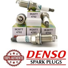 Genuine Denso Iridium TT Spark Plugs Replacement Kit Set of 4 IK20TT / 4702 picture