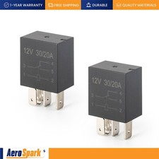 2pcs Relay for 5-PIN 12V 30A SPDT Multi Purpose Automotive Heavy Duty Standard picture