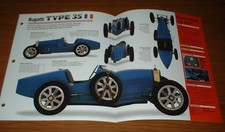 1924 Bugatti Type 35 Original Imp Brochure Specs Info 24 25 26-30 picture