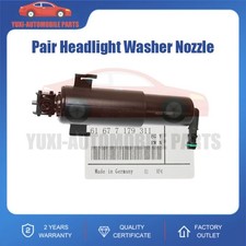 1X 61677179311 Pair Headlight Washer Nozzle Cylinder For BMW E90 320i 325i 328i picture