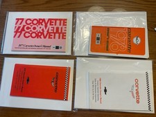1977,78,79,80 Corvette Owners Manuals picture