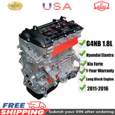 Engine Long Block 1.8L Engine Motor Assembly FOR Kia Forte Hyundai Elantra G4NB picture