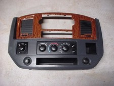 2006-2008 Dodge Ram 1500, 2500 Radio Climate Dash Bezel Trim Woodgrain W/ vents picture