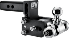 B&W Tow & Stow Adjustable Tri-Ball Mount 2
