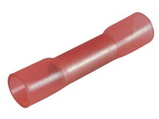 50 Heat Shrink Butt Connectors / Splices  Red 20-18 Ga Free Domestic Shipping picture