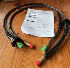 SeaStar HO8104 Standard Bulkhead Hydraulic Steering Hose Kit 2 x 4’ NOS New picture