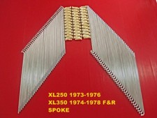 Fit HONDA XL250 1973-1976 XL350 1974-1978 F&R SPOKE 72 Pcs.NIPPLE GOLD JAPAN[mi] picture