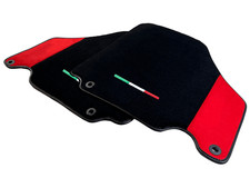 Floor Mats For Ferrari 360 Modena With Red Alcantara Leather LHD NEW picture