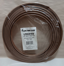 4LIFETIMELINES 1/4 Inch x 100 Ft Copper Nickel Brake Line Tubing Coil NEW picture