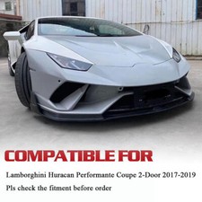 REAL CARBON Front Bumper Lip Spoiler For Lamborghini Huracan Performante 2017-19 picture