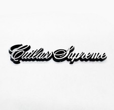 1984-88 Cutlass Supreme Sail Panel Script Emblem 3M Adhesive EACH GM # 20085597 picture