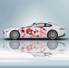 Itasha Custom Car Decals; Anime Inspired Car Decals; Itasha Side Decal,Both Side picture