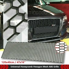 47''x16'' Universal Car Racing Honeycomb Mesh Grill Hexagon Spoiler Bumper Vent picture