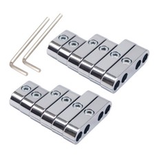 2Sets 7mm 8mm Chrome Spark Plug Wire Separators Looms for Mopar Ford Chevy picture