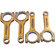 4pcs Titanizing Connecting Rods +ARP Bolts Kit for Mazda Miata MX5 B6 1.6 BP picture