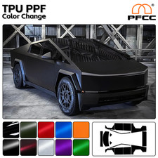 Satin Black For TPU Cybertruck PreCut Paint Protection Film Wrap Color Change picture
