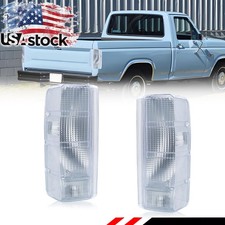 2X Clear Lens Tail Light For 1980-1986 Ford F-150 F-250 F-350 Bronco 80-83 F-100 picture
