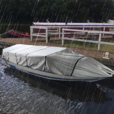 12ft 14ft 16ft 18ft Boat Cover Trailerable Towable For Jon Black 600D Heavy Duty picture