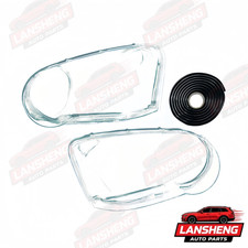 Pair Headlight Clear Lens Cover Shell+Sealant Glue For 2004-2005 Subaru Impreza picture