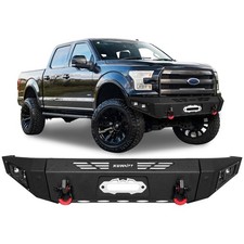 VIJAY For 2015-2017 Ford F150 Steel Front Bumper with LED Lights & D-rings picture