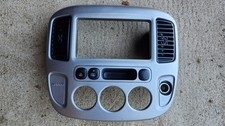2001-2007 Ford Escape Center Dash Trim Radio Climate Control Bezel Silver OEM picture