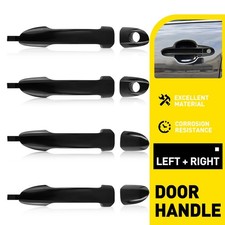 4x Outside Handle Exterior Door Rear Left Right Side For 2005-2009 Kia Spectra picture