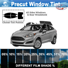 PreCut All Sides Window Film Any Tint Shade % For Ford Fiesta Sedan 2011-2019 picture