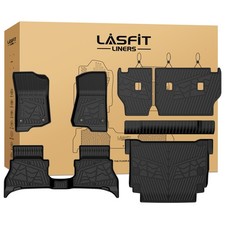 LASFIT TPE Floor Mats Backrest Mat Trunk Liners for 2021-2025 Jeep Wrangler 4XE picture