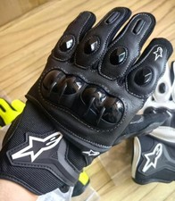 New Alpinestars Touchscreen Abrasion Resistant Motorcycle Riding Gloves Black picture