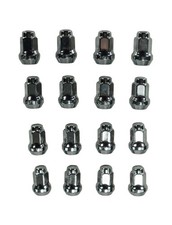 MASSFX 16-Pack Durable Chrome 14mm Hex Lug Nuts, 28mm Length, & 3/8-24 Thread picture