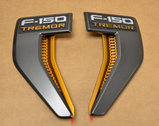 2021-2025 Ford F150 TREMOR Left & Right Fender Vent Emblem Nameplate SET OEM picture