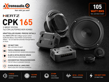 Hertz CPK 165 2-Way System, 165mm, 105 Watts RMS Speaker Combo System 16.5cm picture