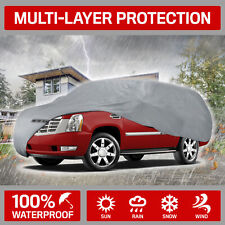 Motor Trend Outdoor Full Car Cover 4-Layer for Van SUVs Crossovers Up to 210