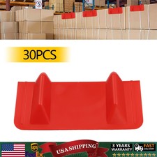 30-Pack Red PP V Shaped Corner Edge Protector Flatbed Tow Truck Trailer 10