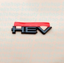 NEW Gloss BLACKOUT HEV OVERLAY EMBLEM Fit Pruis 2025+  RAV4 CAMRY XLE XSE SE LE picture